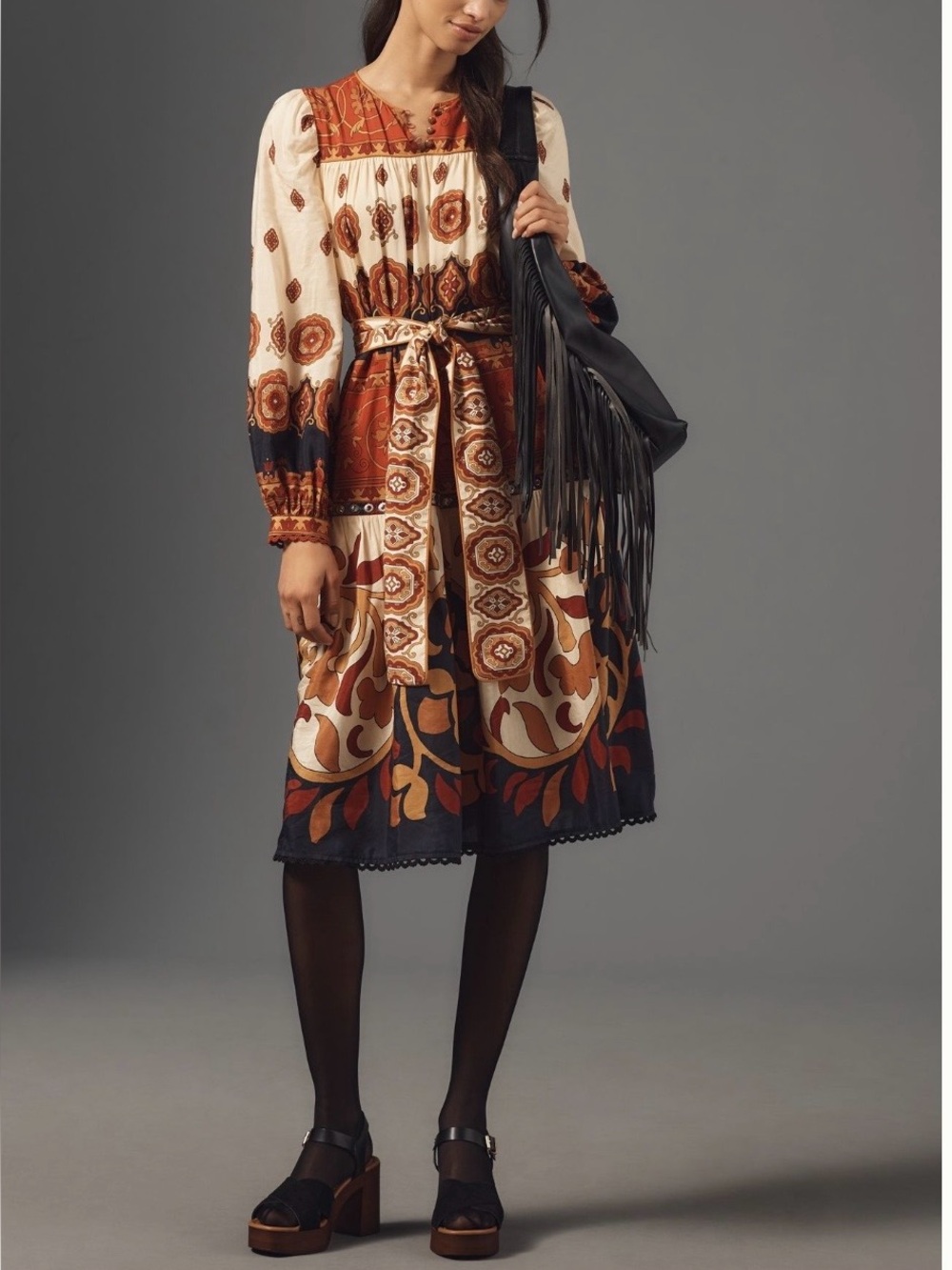 Anthropologie/Farm Rio Tiles Dress
